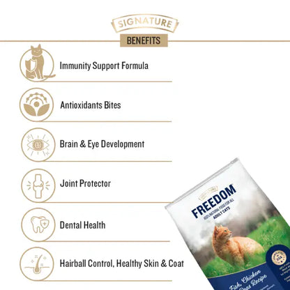 Freedom Fish, Chicken & Peas Adult Cat Dry Food