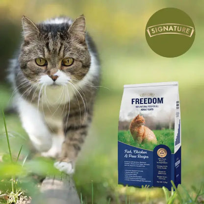 Freedom Fish, Chicken & Peas Adult Cat Dry Food