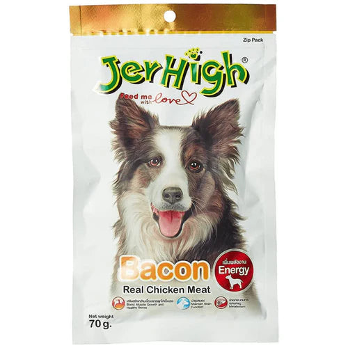 Jerhigh Chicken Bacon Dog Treat - 70g