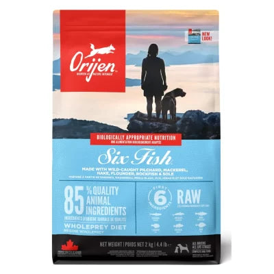 Orijen Dry Dog Food – Six Fish – All Life Stages
