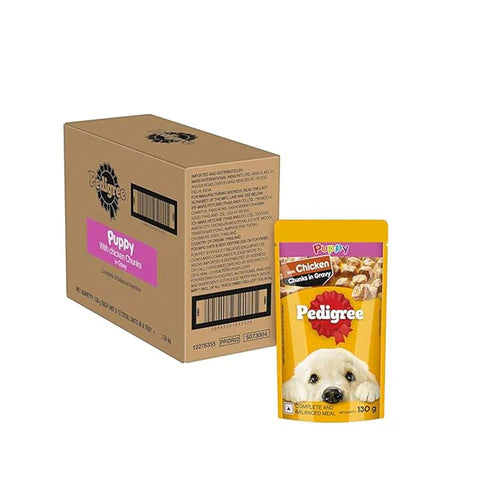 Pedigree Chicken Chunks in Gravy Puppy Wet Food — 130g