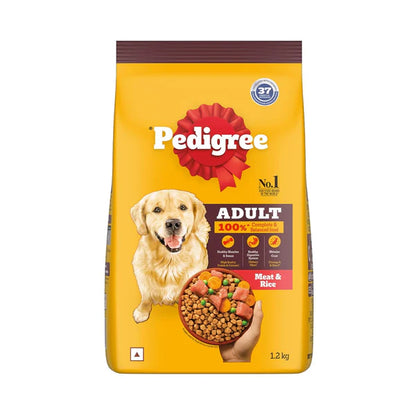 Pedigree Meat & Rice Adult Dog Dry Food