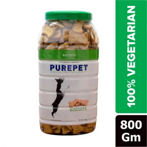 Purepet 100% Vegeterian Biscuit Dog Treats 800gm
