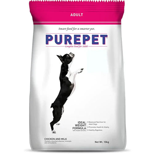 Purepet Chicken & Milk Adult Dry Dog Food
