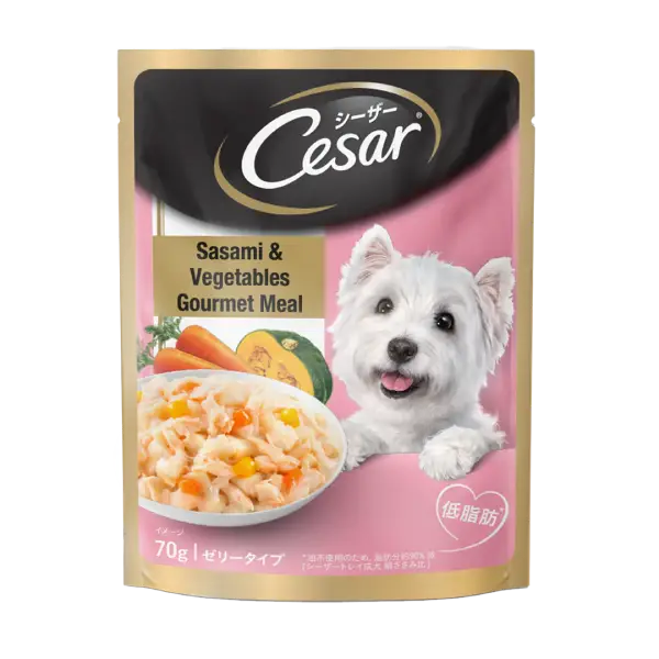 Cesar Premium Sasami & Vegetable Gourmet Meal Adult Wet Dog Food – 70g