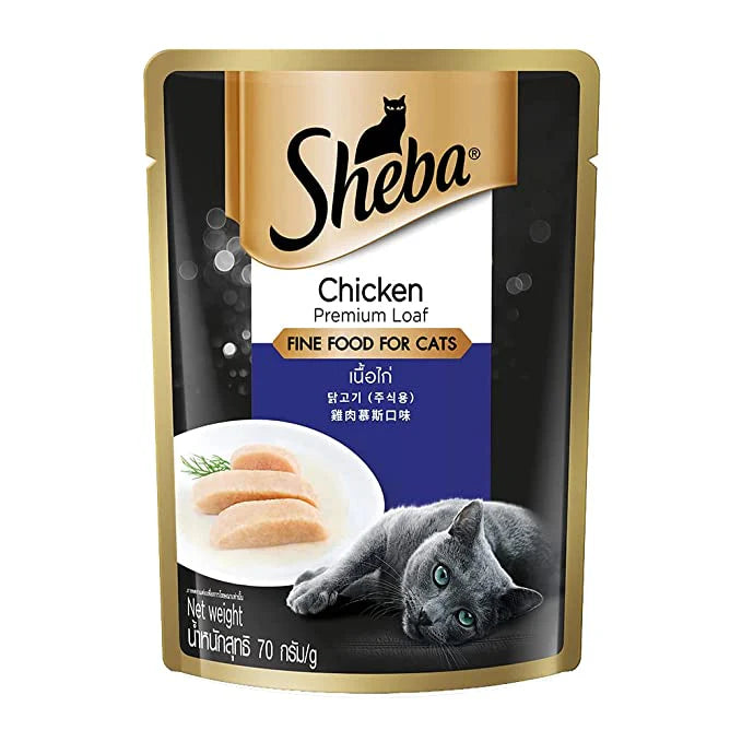 Sheba Chicken Loaf Rich Premium Adult Fine Cat Wet Food