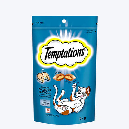 Temptations Salmon Flavor Cat Treats – Irresistible & Tasty