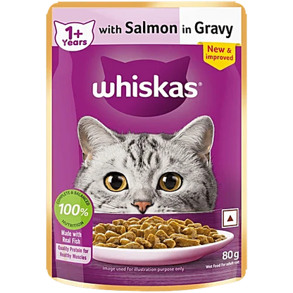 Whiskas Adult Wet Cat Food – Salmon in Gravy