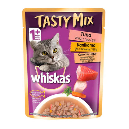 Whiskas Tuna with Kanikama and Carrot in Gravy for Adult Cats