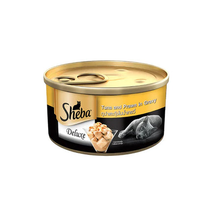 Sheba Tuna Fillet & Prawns in Gravy - Premium Wet Cat Food